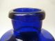 Antique Cobalt Blue Glass Chemist Apothecary Jar Bottle Pontil C.  1850 Toothpaste Bottles & Jars photo 5