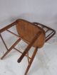 Vintage Solid Oak Children Chair With Round Back And Spindles 1800-1899 photo 5