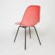 Vintage Herman Miller Eames Red / Orange Fiberglass Side Shell Chair Mid Century Post-1950 photo 3