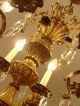 12 Light Classic Brass Chandelier Crystal Glass Vintage Old Lamp Ancient Chandeliers, Fixtures, Sconces photo 4