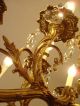 12 Light Classic Brass Chandelier Crystal Glass Vintage Old Lamp Ancient Chandeliers, Fixtures, Sconces photo 5