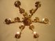 12 Light Classic Brass Chandelier Crystal Glass Vintage Old Lamp Ancient Chandeliers, Fixtures, Sconces photo 6