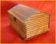 Peterson Bros Cigar Box - - Rare Log Cabin Form - - Conditon - 1930 ' S Boxes photo 3