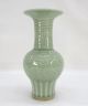 E613: Chinese Blue Porcelain Flower Vase Of Appropriate Work And Tone Vases photo 1