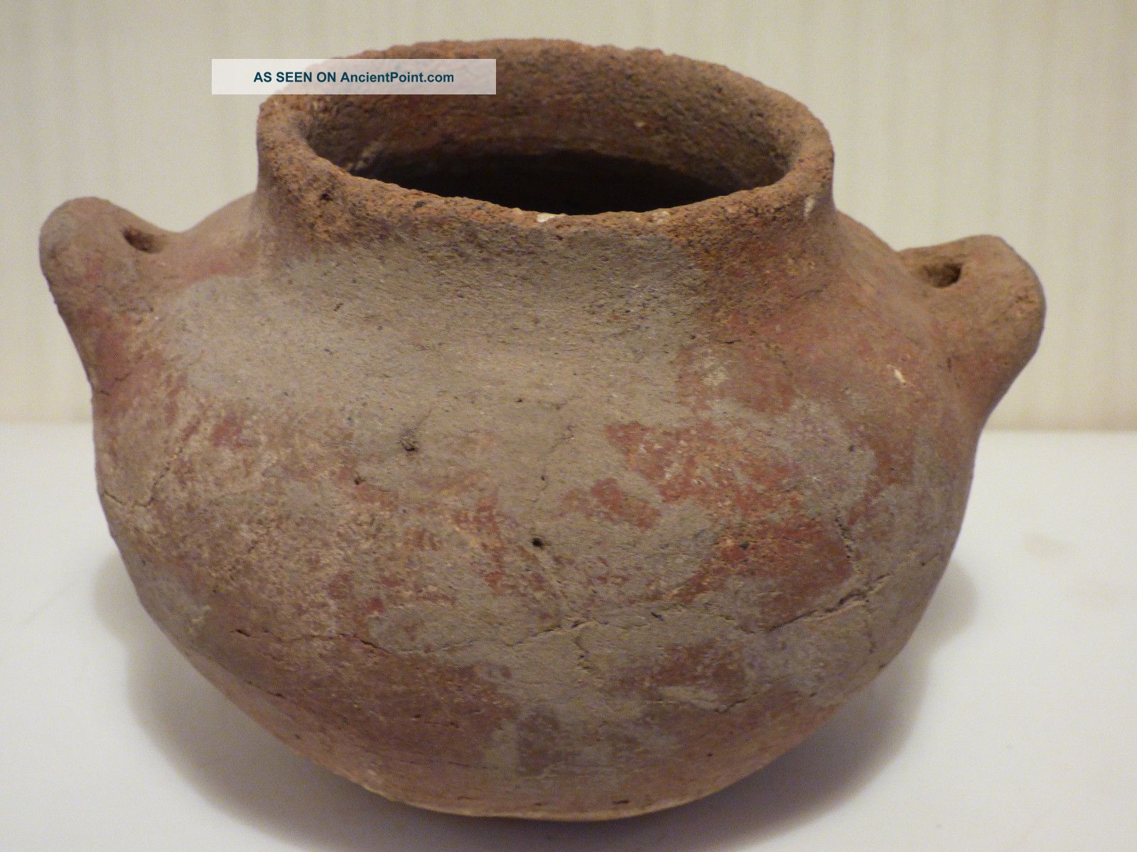 Holy Land Pottery Cooking Pot C.  3000 Bc Near Eastern photo
