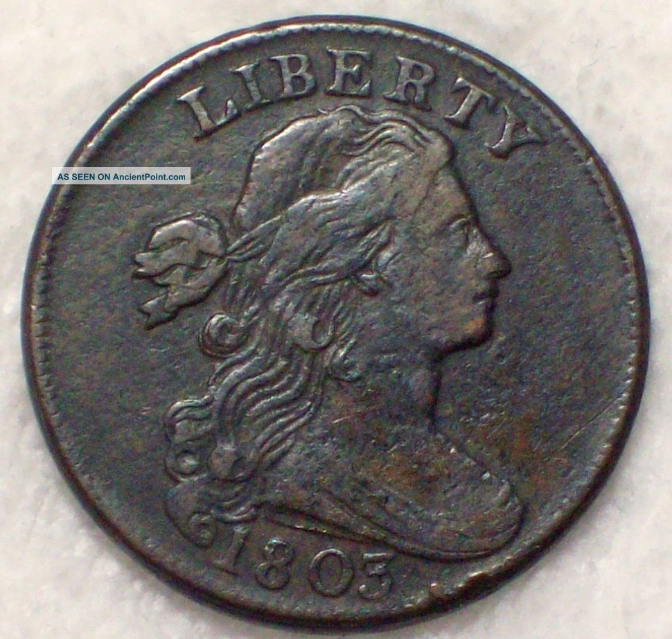 1803 Draped Bust Large Cent Xf Detailing Rare S - 255 Variety Authentic Coin The Americas photo