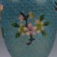 Chinese Cloisonne Handmade Peony Vase Z586 Vases photo 5