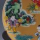 Chinese Famille Porcelain Hand Painted Kids Plate W Qianlong Mark Z578 Plates photo 2