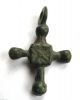 Circa.  1300 A.  D Medieval Period Ae Bronze Pilgrim Cross Pendant British photo 2