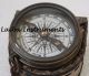 Nautical Vintage Antique Style Brass London 1885 Poem Compass With Robert Frost Compasses photo 3