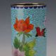 Chinese Cloisonne Painted Flower Brush Pots Other Chinese Antiques photo 2