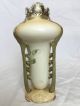 Rare Antique Art Deco Art Nouveau Porcelain Vase Hand Painted Floral Vases photo 3