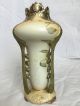 Rare Antique Art Deco Art Nouveau Porcelain Vase Hand Painted Floral Vases photo 4