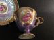 Victorian Purple Opalescent Tea Cup & Saucer With Gold Accents Cups & Saucers photo 3