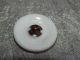 Antique Victorian China Glass Button White 312 - A Buttons photo 2