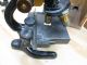 C1915 Bausch & Lomb School Optical Microscope Wood Case Steampunk Brass Microscopes & Lab Equipment photo 5