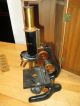 C1915 Bausch & Lomb School Optical Microscope Wood Case Steampunk Brass Microscopes & Lab Equipment photo 8