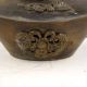 Chinese Collectible Handwork Old Copper Carving Dragon Teapot W Brave Troops Lid Teapots photo 3