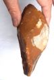 Acheulean Flint Stone Hand Axe Neanderthal Paleolithic Large Nosed Tool Neolithic & Paleolithic photo 1