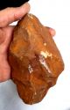 Acheulean Flint Stone Hand Axe Neanderthal Paleolithic Large Nosed Tool Neolithic & Paleolithic photo 2