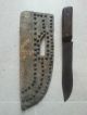 Rare Antique Blackfoot Knife With Sheath - Indian Wars (19th Century) Native American photo 2