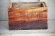 Old Primitive Advertising Wooden Signode Steel Crate Tool Box Americana Decor Primitives photo 2