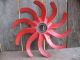 Awesome Vintage Cast Iron Spiked Wheel Rotary Hoe Steampunk/industrial Decor Primitives photo 3