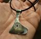 Ancient Bronze Amulet Pendant Solid Silver Axe. Reproductions photo 1