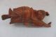 Happy Budha Rare Old Wood Carving Very Old And Rare From Japan Netsuke photo 4