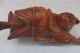 Happy Budha Rare Old Wood Carving Very Old And Rare From Japan Netsuke photo 5