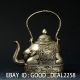 Handwork Silver Copper Elephant Shape Tea Pot W Qianlong Mark Teapots photo 3