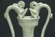 Chinese Antique Pottery White Glaze Fine Crackle Double Dragon Ear Vase Pot D153 Vases photo 1