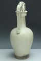 Chinese Antique Pottery White Glaze Fine Crackle Double Dragon Ear Vase Pot D153 Vases photo 4
