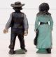 Antique Vintage Hubley Cast - Iron Amish Family Man & Wife Paperweight Figurine Metalware photo 1