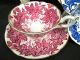 Coalport Tea Cup And Saucer 2 Ivy Pattern Teacup Chintz Design Blue Pink Cups & Saucers photo 2