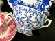 Coalport Tea Cup And Saucer 2 Ivy Pattern Teacup Chintz Design Blue Pink Cups & Saucers photo 7