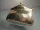 1917 Silver Purse Lether Interior With Suspension Chain & Loop Other Antique Sterling Silver photo 8
