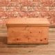 Antique Pine Carriage Trunk,  Victorian Travel Chest,  English,  Blanket Box C.  1890 1800-1899 photo 2