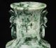 Rare 100 Natural Hand Carved Chinese Du Shan Jade Classical Vase Vases photo 1