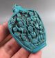 Chinese Turquoise Carving Eighteen Arhat Statue Snuff Bottle Snuff Bottles photo 2