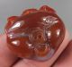 Fashion Natural Red Agate Carving Lovely Pighead Statue Pendant Necklaces & Pendants photo 1