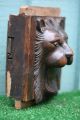Mid 19thc Gothic Wooden Oak Corbel With Intricate Lion Head Carving C1860 Corbels photo 4