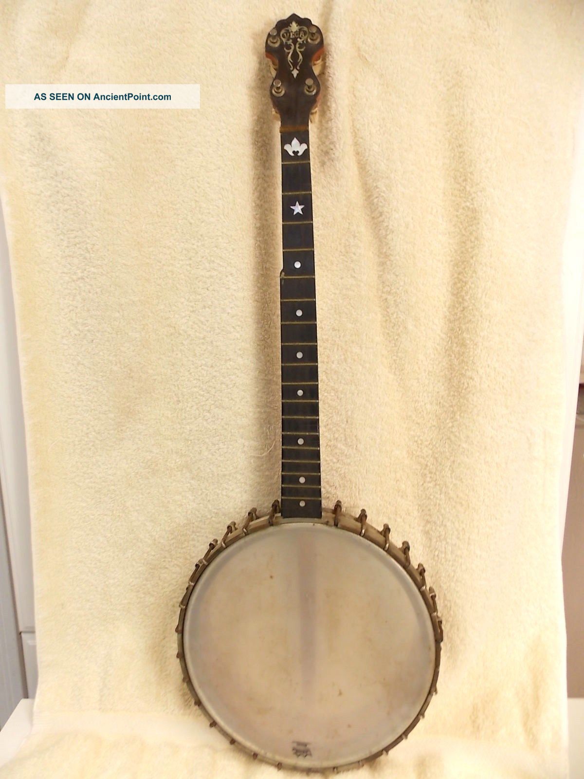 Rare Vintage Vega Professional Vegaphone 5 String Banjo 1920 ' S $9.  95 Nr String photo