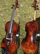 Antique Violin Labelled Franz Geissenhof,  Wien.  Great Tone - Warm,  Mature String photo 10