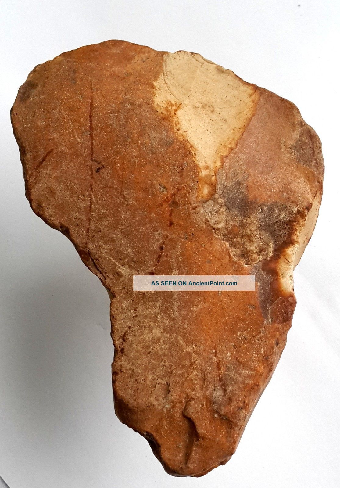 Flintstone Natural Core Resembles Hand Axe Neanderthal Age Paleolithic Neolithic & Paleolithic photo