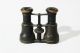 Antique Binoculars Pre Wwi Type Brass And Leather Central Focusing Other Antique Science Equip photo 1