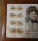 Antique Advertising Optometrist Eyeglass Frame Fitting Chart Globe Optical Co. Optical photo 2