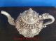 Antique Collectible Handmade Silver Teapot Dragon Chinese 5.  51 