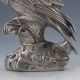 China Cupronickel Handwork Carved Eagle Statue Other Antique Chinese Statues photo 5