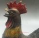 Chinese Bronze Copper Zodiac Year Cock Rooster Chicken Animal Wealth Statue Other Antique Chinese Statues photo 1